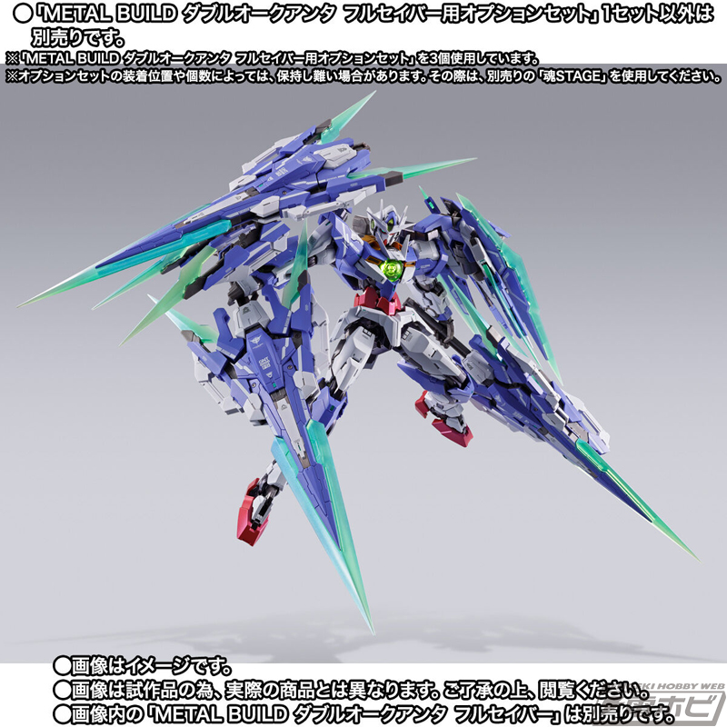 機動戦士ガンダム00V戦記』METAL BUILD ダブルオークアンタ フル