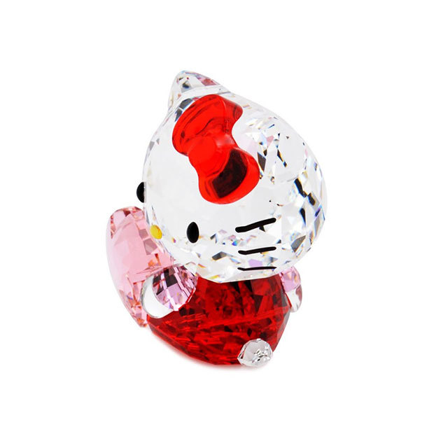 スワロフスキー SWAROVSKI クリスタル フィギュア 置物 Hello Kitty