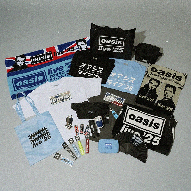 Oasis Live '25」日本公式ツアー・グッズ解禁！ 日本限定アイテムや