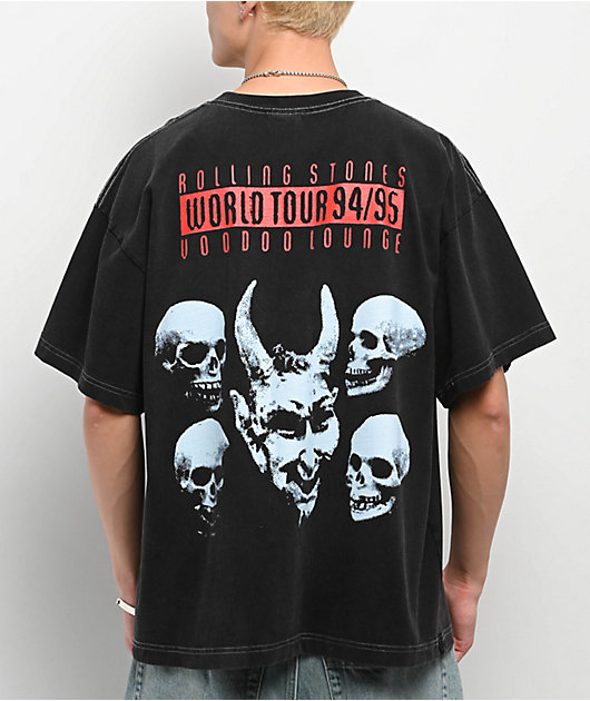 The Rolling Stones Voodoo Lounge Black Wash T-Shirt | Zumiez