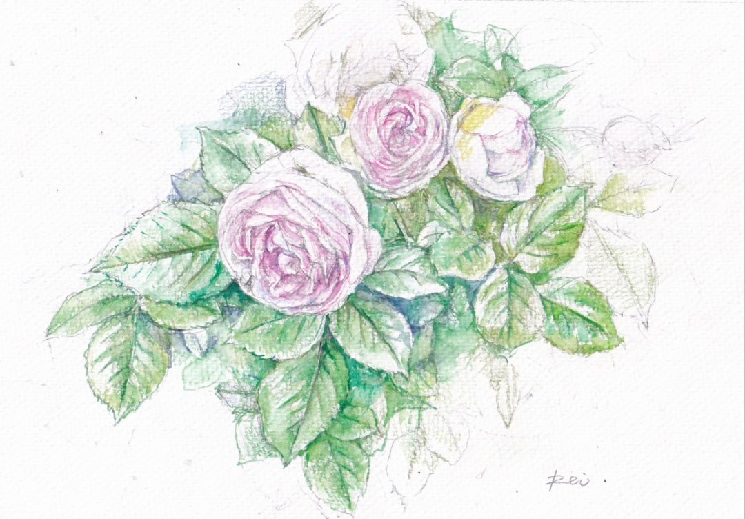 ボタニカルアートと個展のお知らせ | 五分咲きの日々～花とひとだま