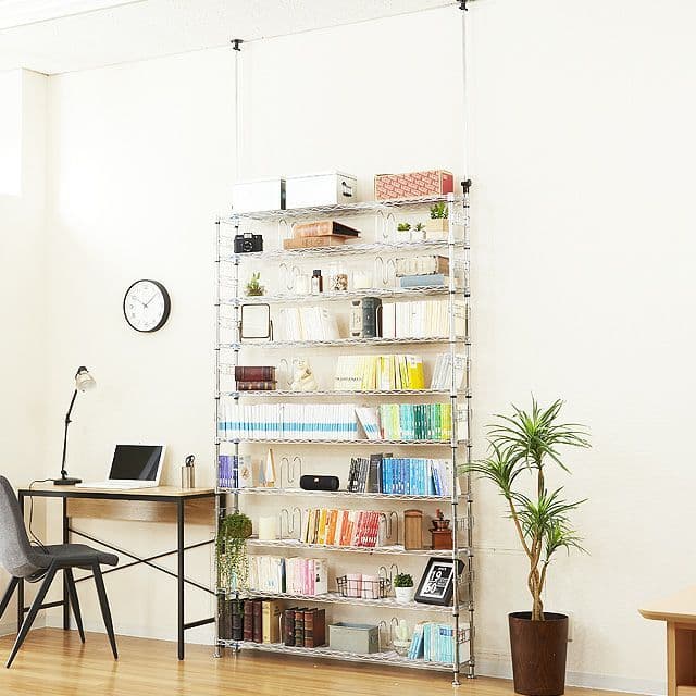 Luminousルミナス棚板幅約120cm✕5枚、サポート柵&ディバイダ付き Luminous 予約販売(2月下旬出荷予定) ルミナス スチールラック パーツ